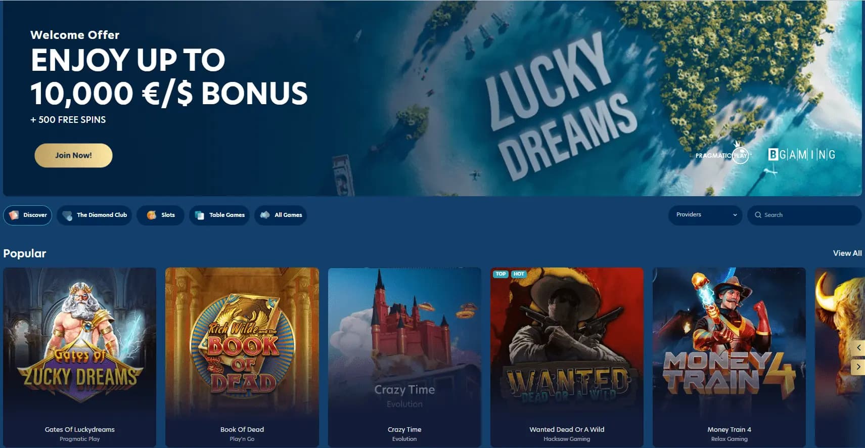lucky dreams casino online ireland